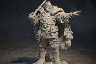 Miniature: Eire lieutenant Rory