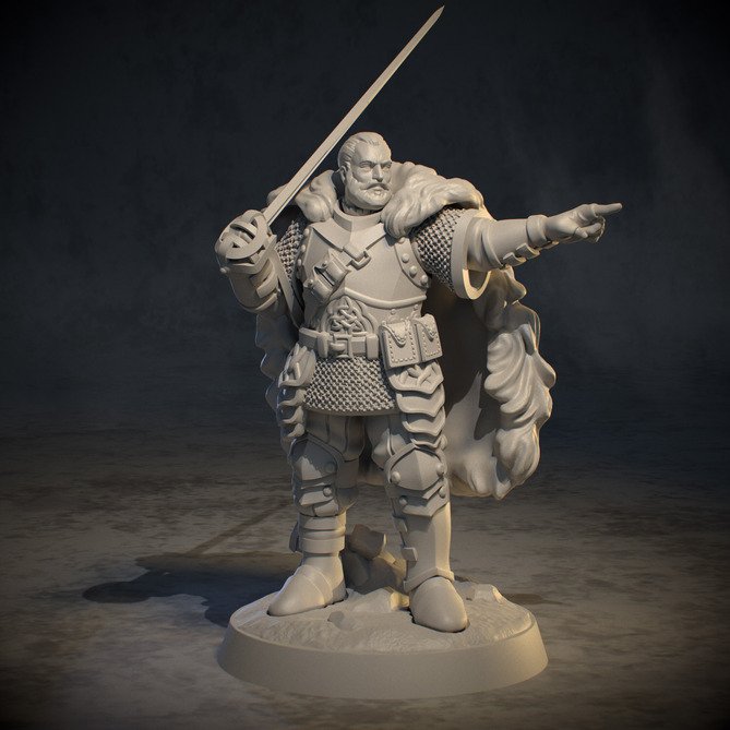 Miniature: Eire lieutenant Rory