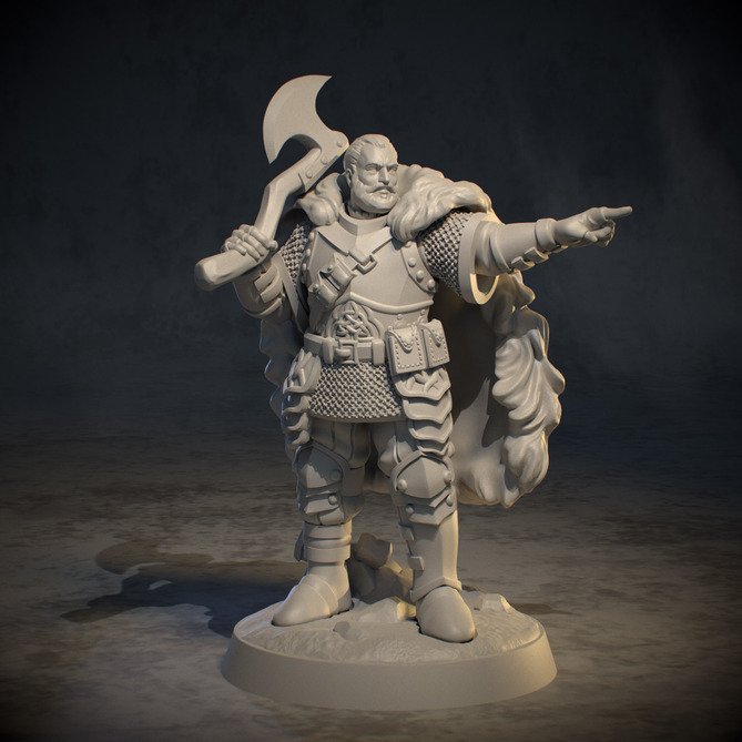 Miniature: Eire lieutenant Rory