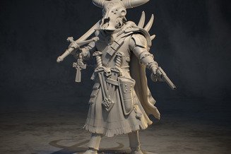 Miniature: Eire lieutenant Garth