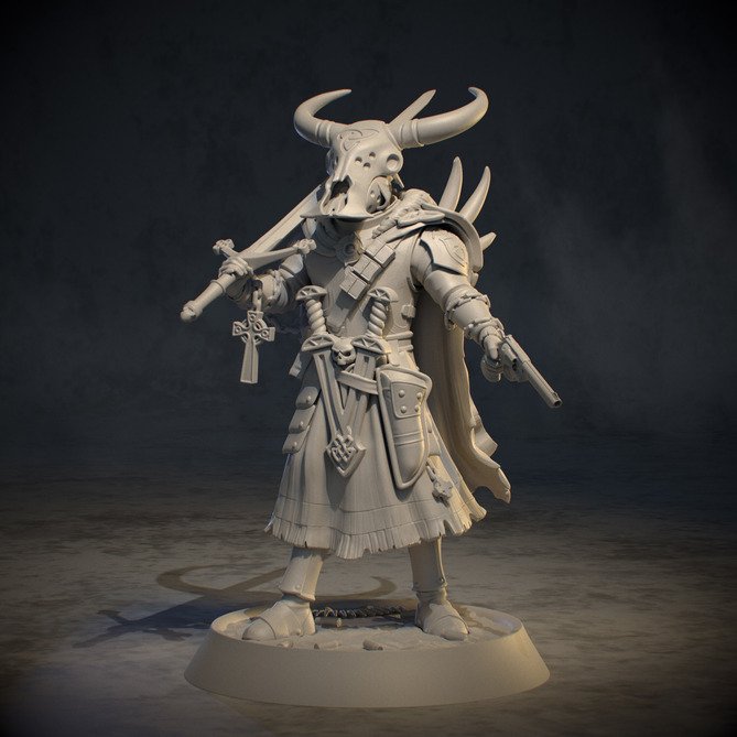 Miniature: Eire lieutenant Garth