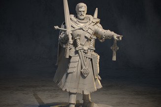 Miniature: Eire lieutenant Garth