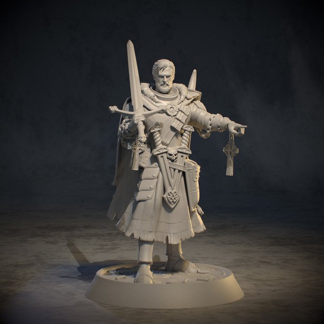 Miniature: Eire lieutenant Garth