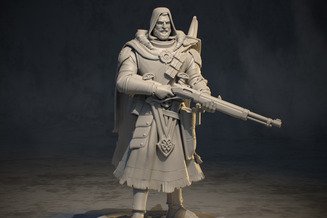 Miniature: Eire lieutenant Garth