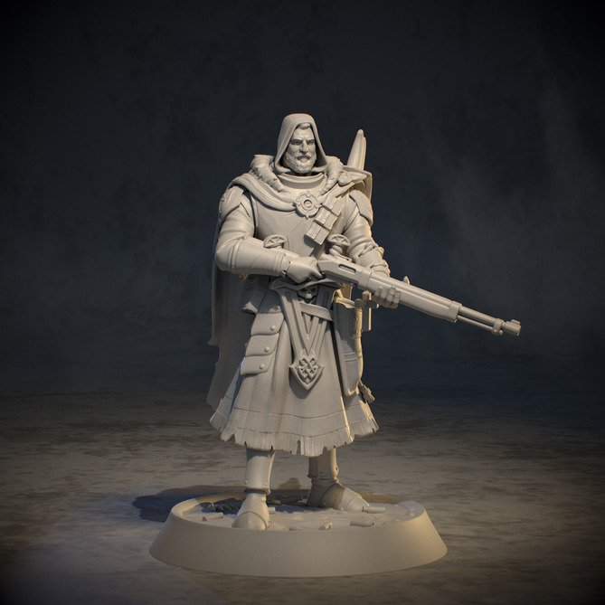 Miniature: Eire lieutenant Garth