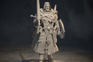 Miniature: Eire lieutenant Garth
