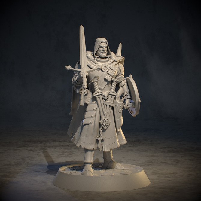 Miniature: Eire lieutenant Garth