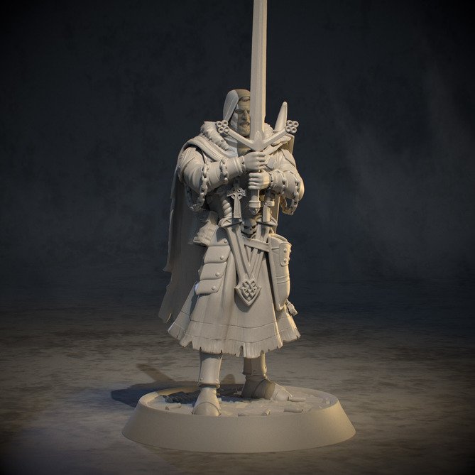 Miniature: Eire lieutenant Garth