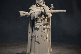 Miniature: Eire Blind Prophet Bran
