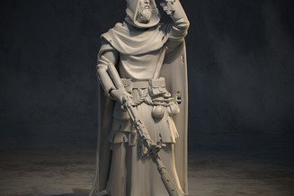 Miniature: Eire Blind Prophet Bran
