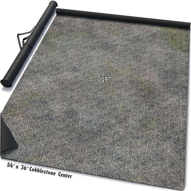Battle mat: Cobblestone Center