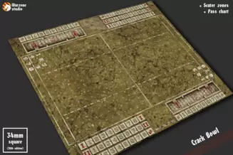 Battle mat: Blood bowl - Crack Bowl