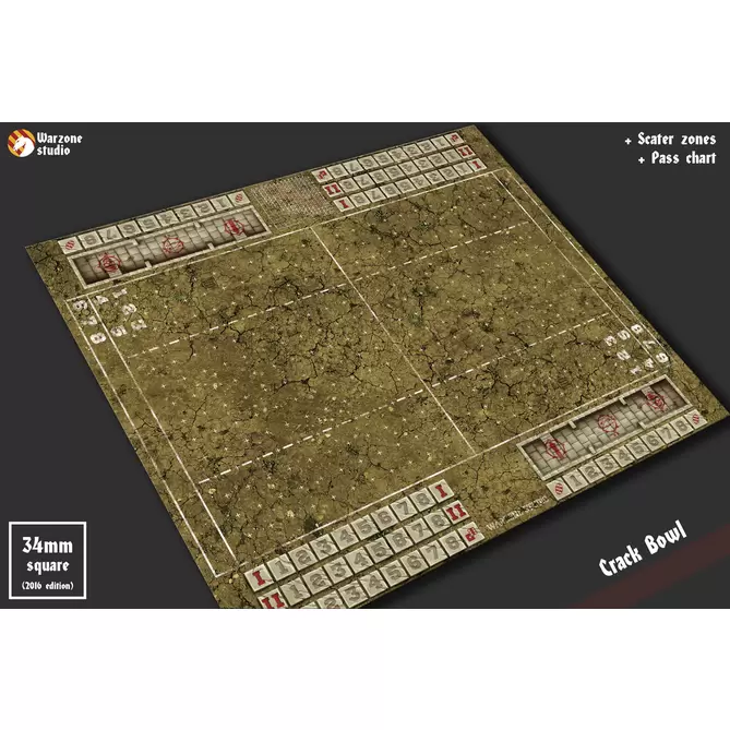 Battle mat: Blood bowl - Crack Bowl