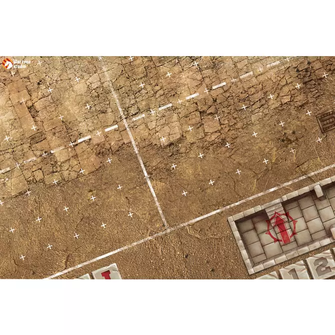 Battle mat: Blood bowl - Heat Bowl