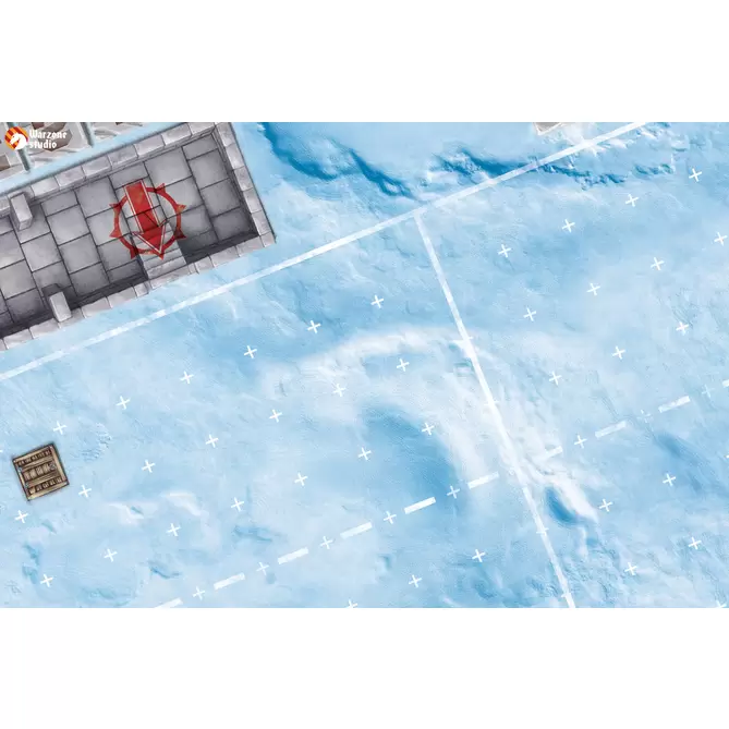 Battle mat: Blood bowl - Iced Bowl