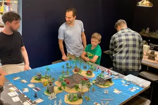 Battle Mat: Deep Blue Sea