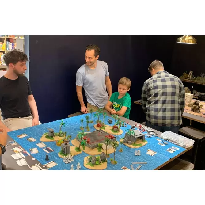 Battle Mat: Deep Blue Sea