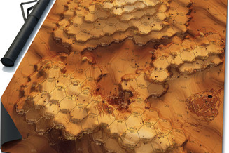 Battle Mat: Crimson Plateau