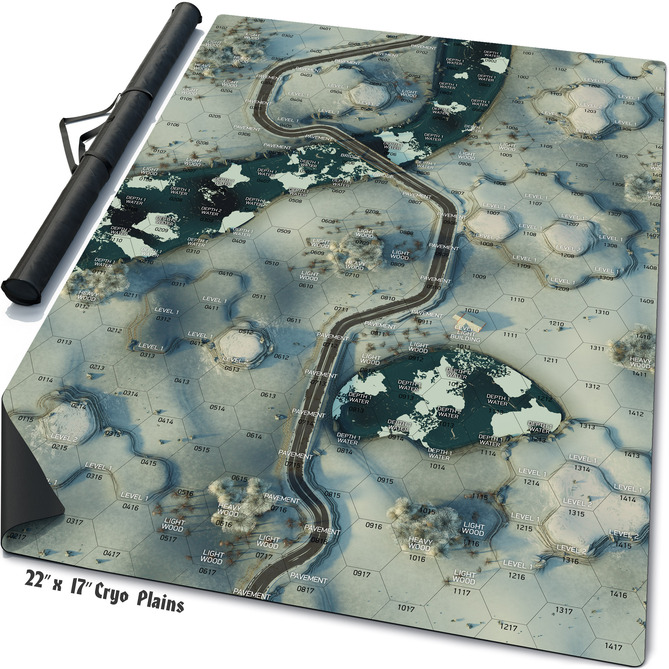 Battle Mat: Cryo Plains