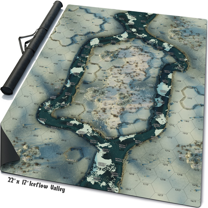 Battle Mat: Iceflow Valley