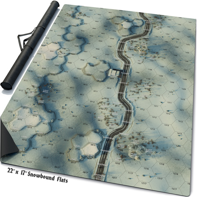 Battle Mat: Snowbound Flats