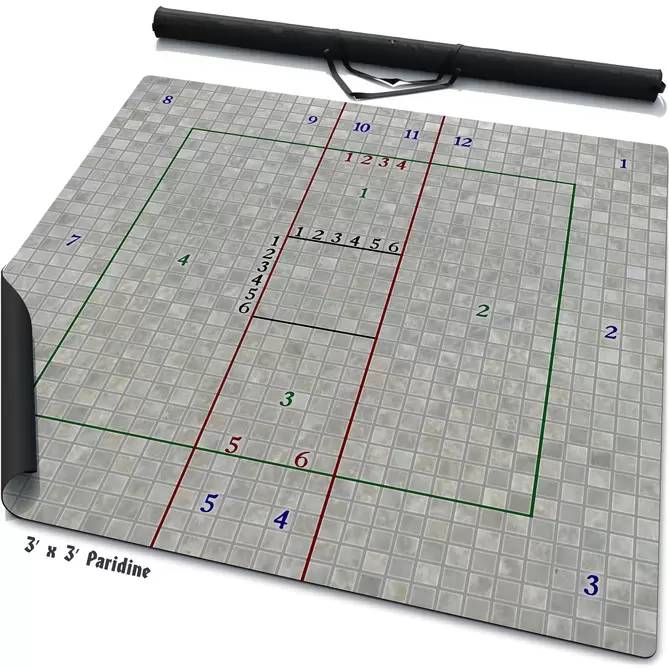 3 x 3 feet Battle mat: Paridine