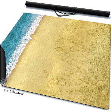 Double-sided 3 x 3 feet Fabric Battle Mat: Saltnour - Los Duas (Ткань)