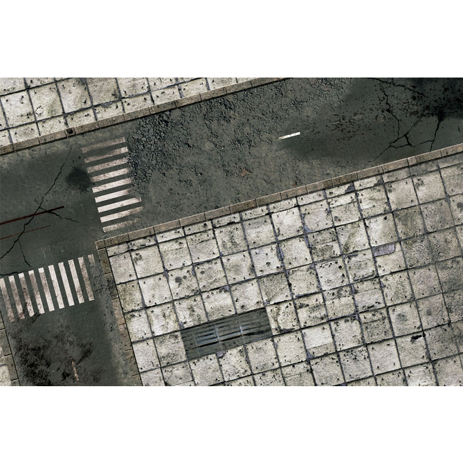 6 x 4 feet Battle Mat: Concrete (Резиновый Mouse Pad)