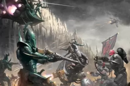 Dark Eldar VS. Space Wolfs