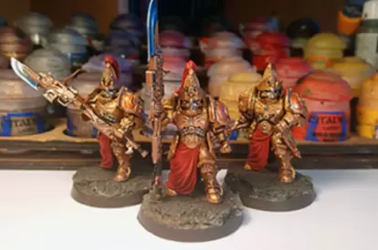 How to paint a Custodes army in one evening