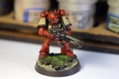 Painting muzzle burn