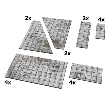 Terrain Footprints for grimdark sci-fi tabletop games