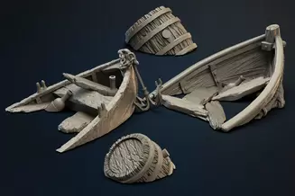 Miniature: Carcaros Dockyard