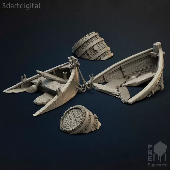 Miniature: Carcaros Dockyard