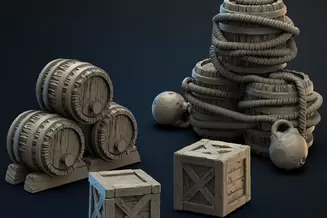 Miniature: Carcaros Dockyard
