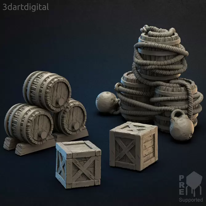 Miniature: Carcaros Dockyard