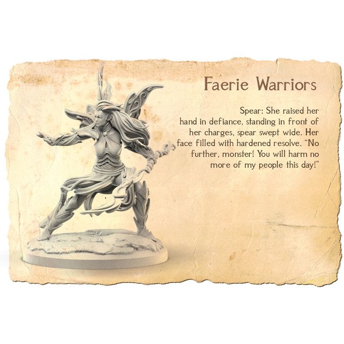 Miniature: Faerie Warrior Female