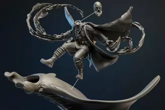 Miniature: Mantarider