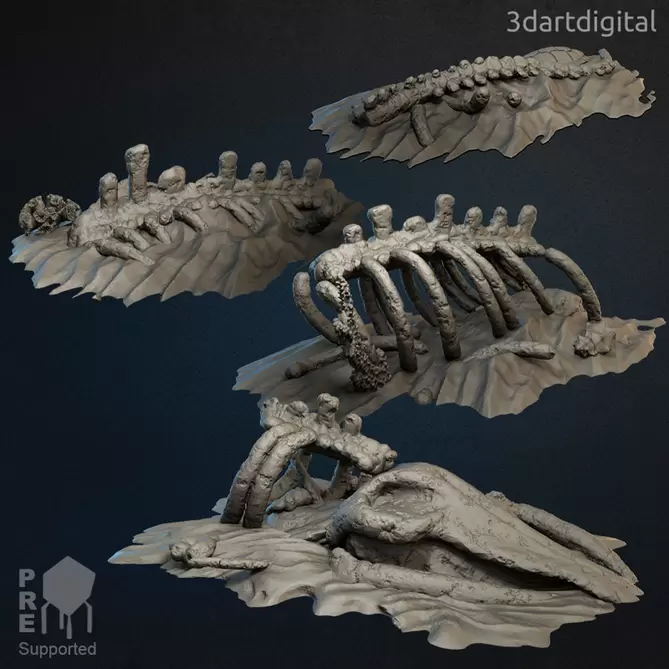 Miniature: The Sea King's Bones
