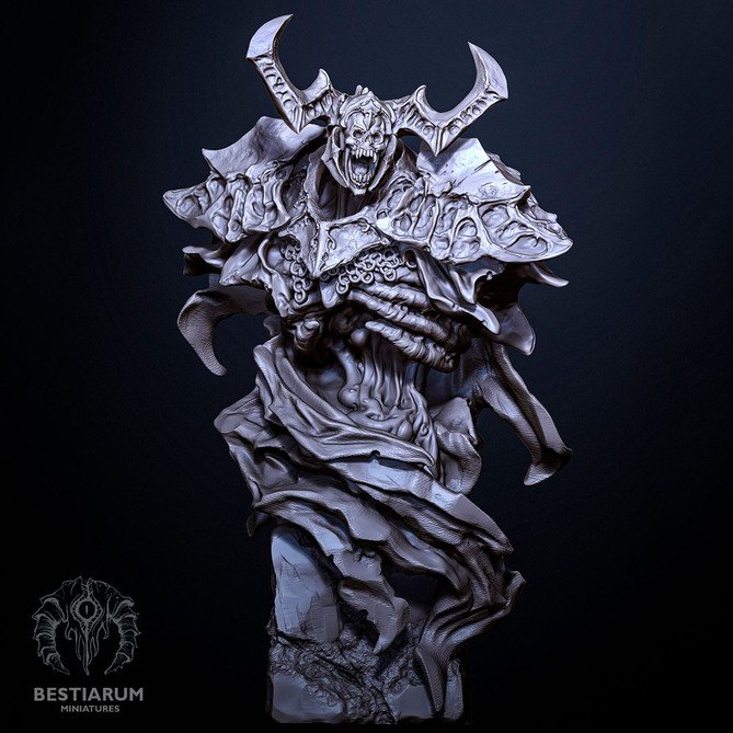 Миниатюра: Undead Knight Bust