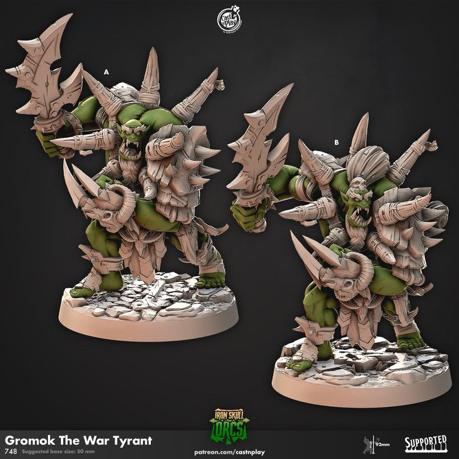 Miniature: Gromok the War Tyrant