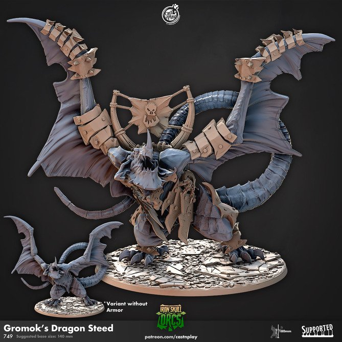 Miniature: Gromoks Dragon Steed