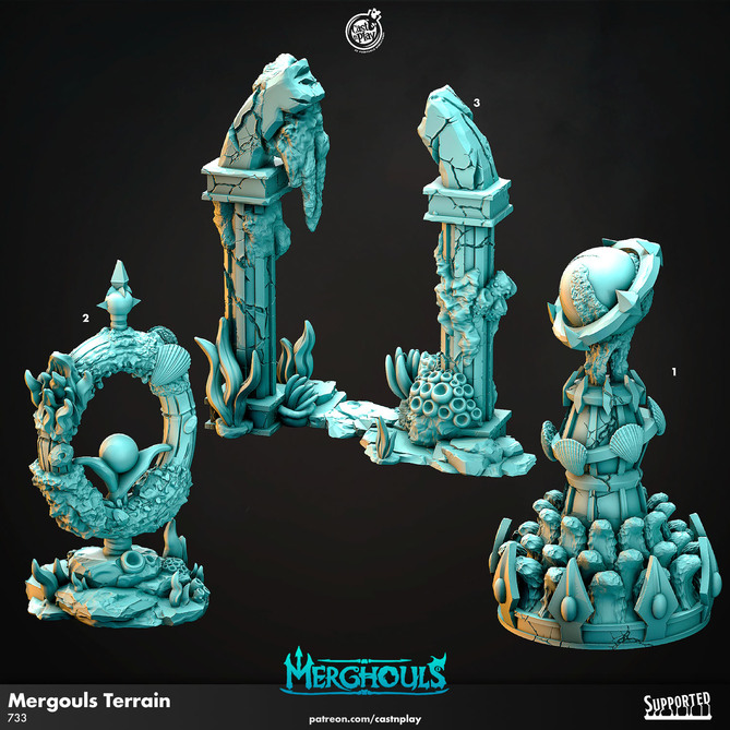 Miniature: Merghouls Terrain