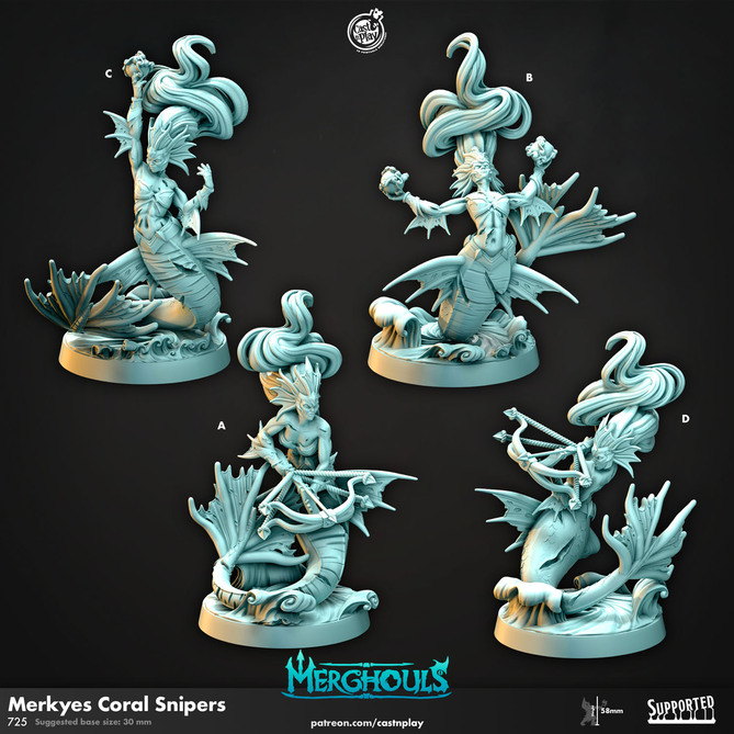 Miniature: Merkyes Coral Snipers