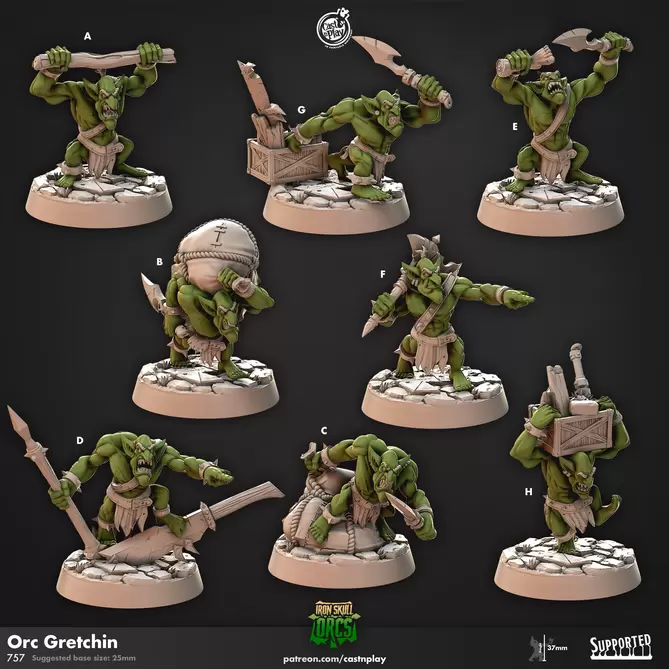 Миниатюра: Orc Gretchins