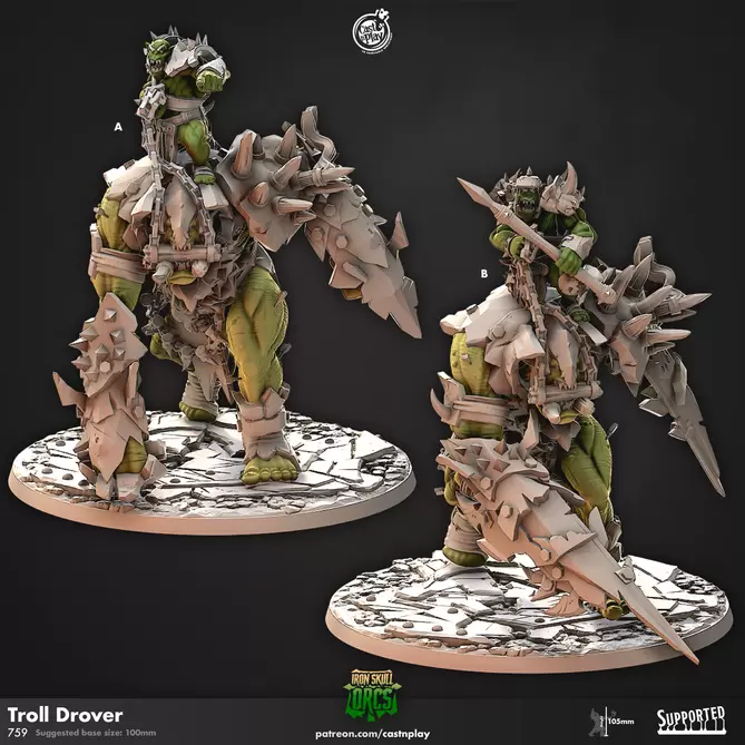 Miniature: Troll Drovers