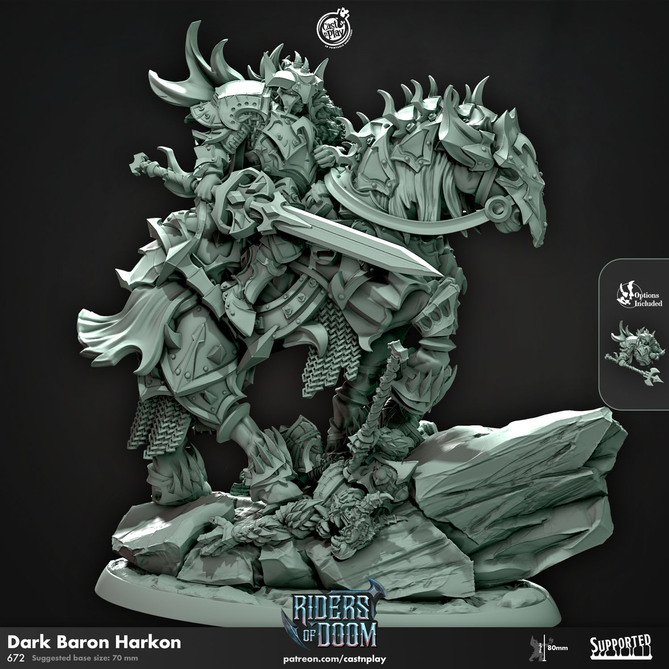 Miniature: Dark Baron Harkon