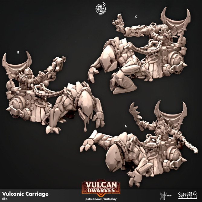 Miniature: Vulcanic Carriage