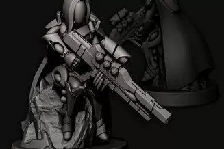 Miniature: Tech Elves Scouts