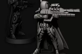 Miniature: Tech Elves Scouts